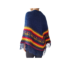 poncho zonder mouw blauw