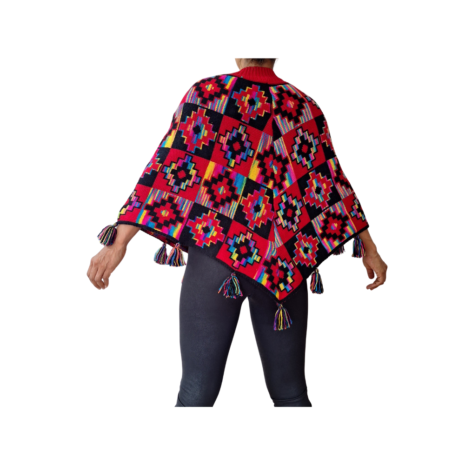 poncho zonder mouw rood poncho zonder mouw rood