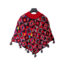 poncho zonder mouw rood